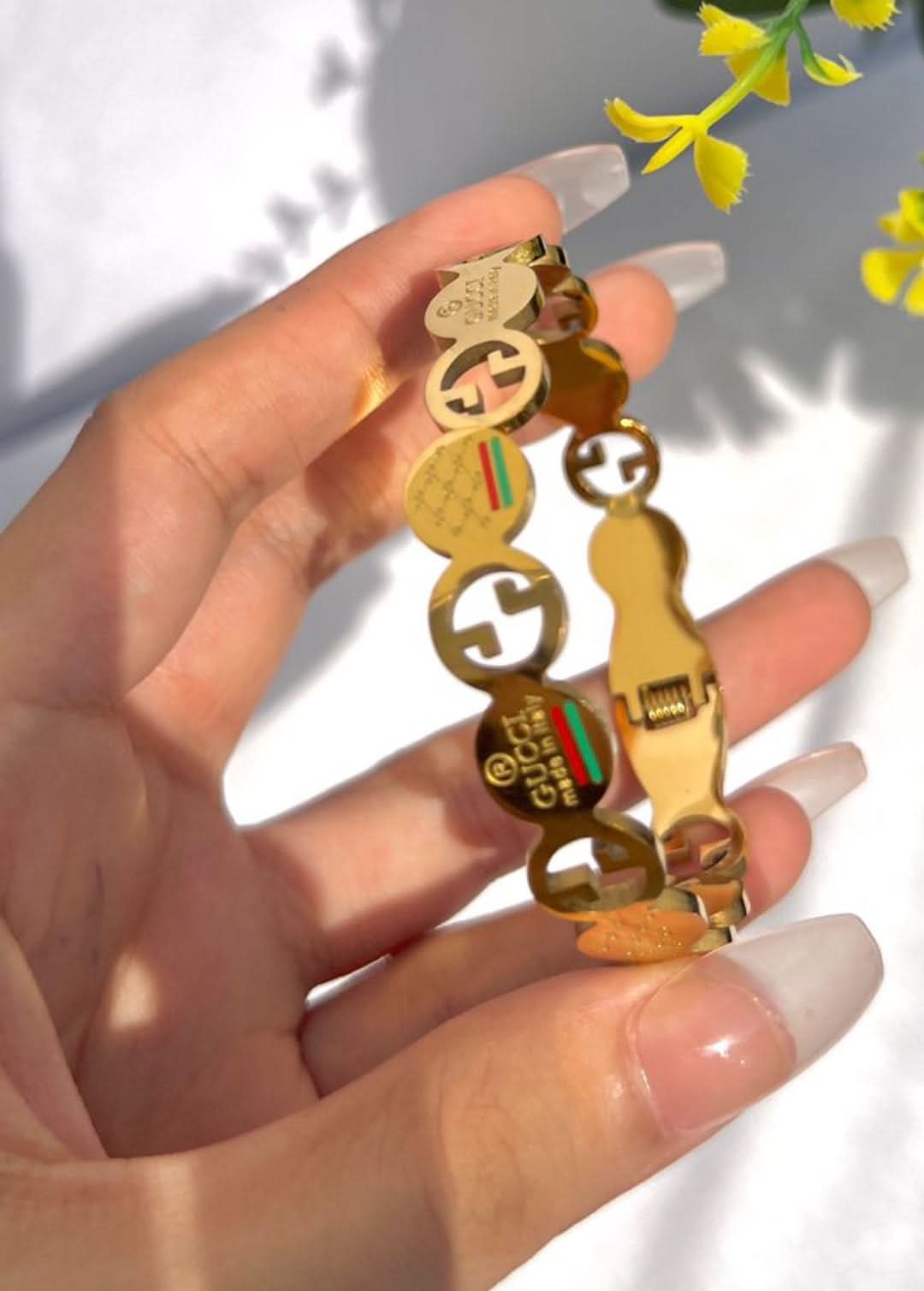 Stainless GC Golden Bangle - Crazy Women