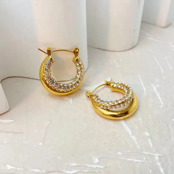Rollo Hoops Earrings