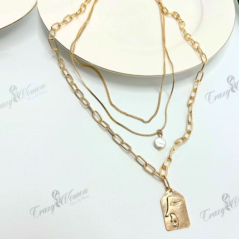 Three Layer Pendant Necklace | Jewelry Store | Jewelry