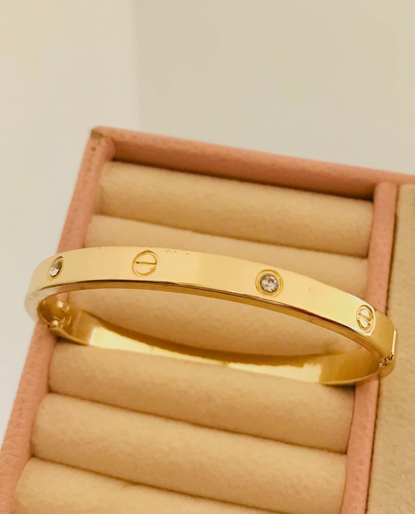 Cartier Gold Stone Bangle – Luxurious and Timeless Bracelet for Women