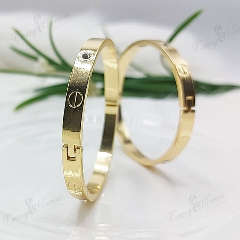 Cartier Gold Stone Bangle – Luxurious and Timeless Bracelet for Women