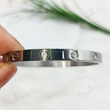 Silver big Stone Bangle | Jewelry Store | Jewelry Shop