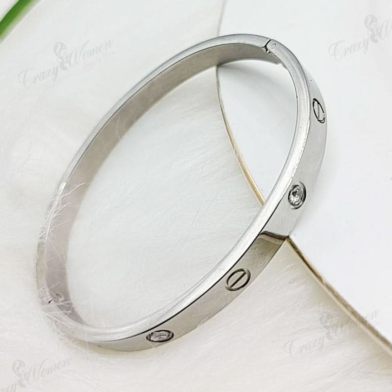 Silver Cartier Bangle – Timeless Elegance with Classic Design