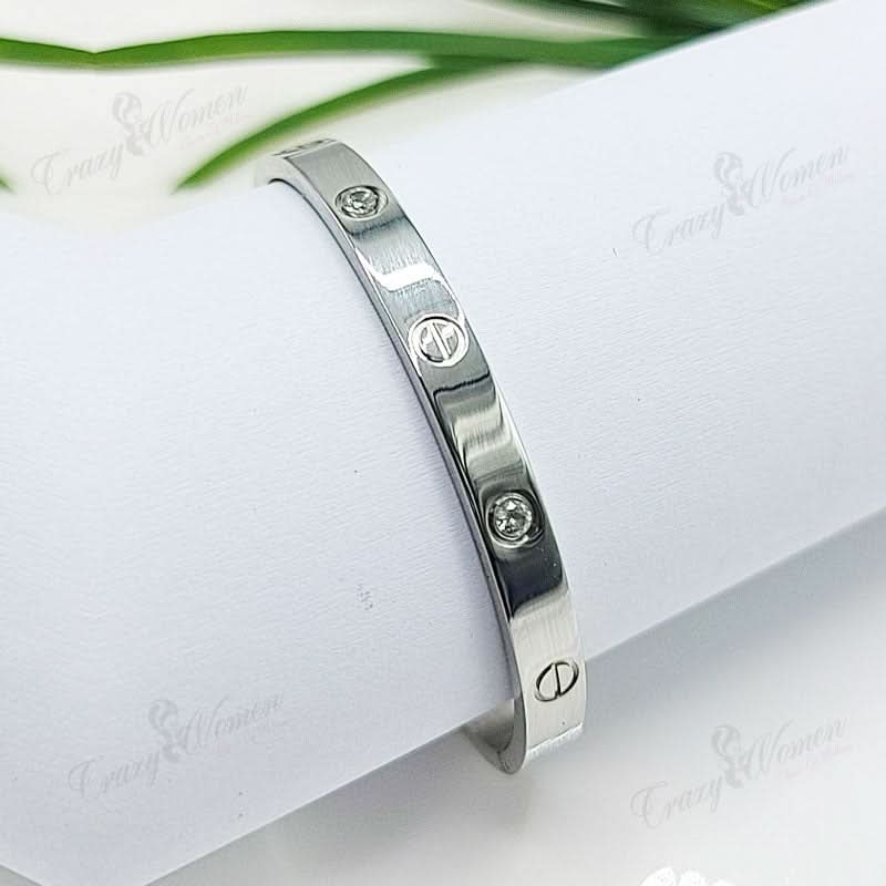 Silver Cartier Bangle – Timeless Elegance with Classic Design