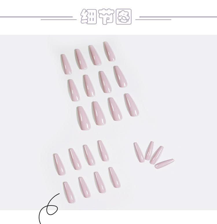 Laser Powder Gradient Acrylic Nail Patch with Stickers