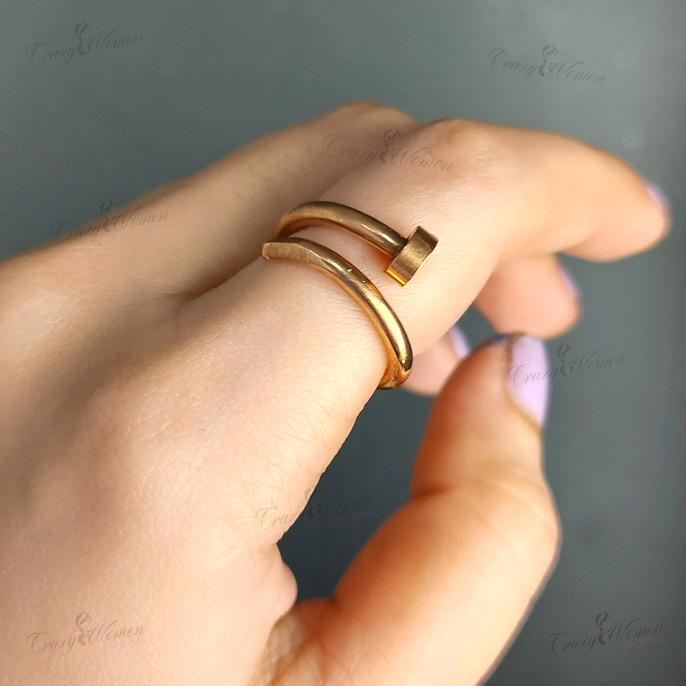 Cartier Nail Ring ( Golden) | Jewellery Store | Jewellery Shop