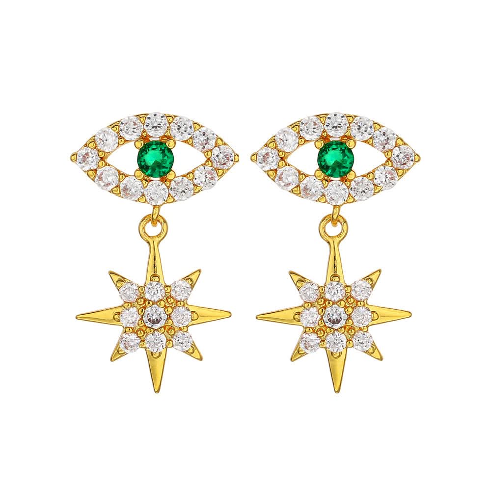 earrings | earrings for girls | New Fashion Arrow Demon Eye Earing - 3243053 - Crazy Women is the Choice of millions